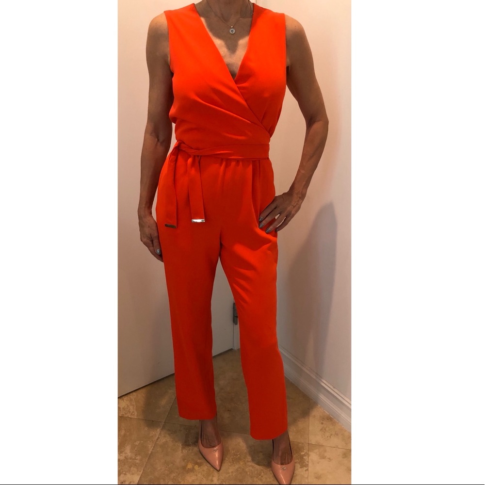 Antonio Melani Jumpsuit with adjustable waist tie